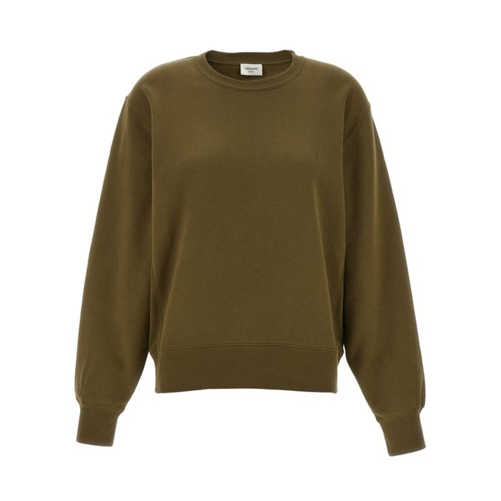 Saint Laurent Bicolor Cotton Women's Sweatshirt
